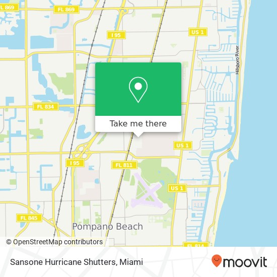 Mapa de Sansone Hurricane Shutters