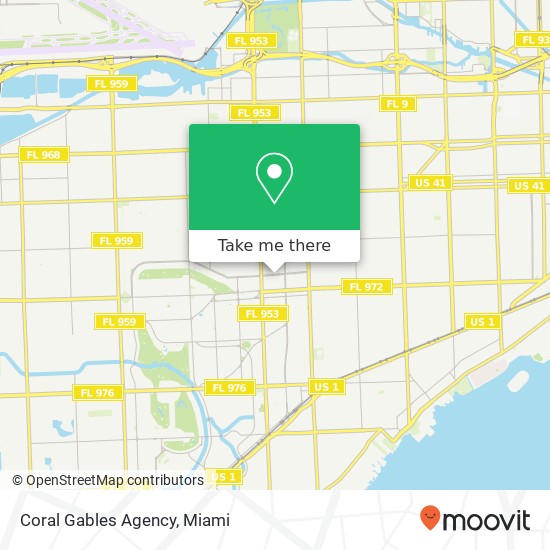 Coral Gables Agency map