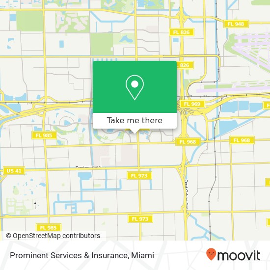 Prominent Services & Insurance map