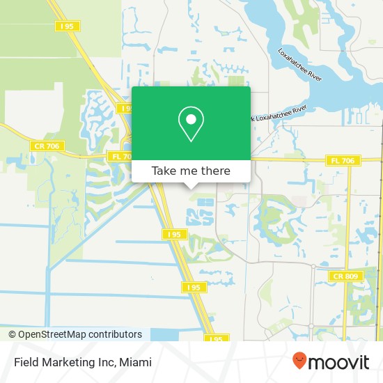 Mapa de Field Marketing Inc