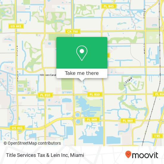 Title Services Tax & Lein Inc map