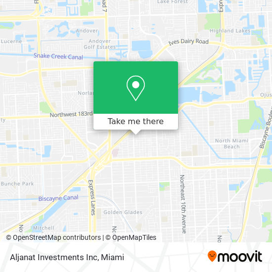 Aljanat Investments Inc map