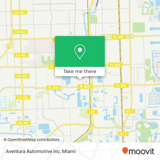 Aventura Automotive Inc map