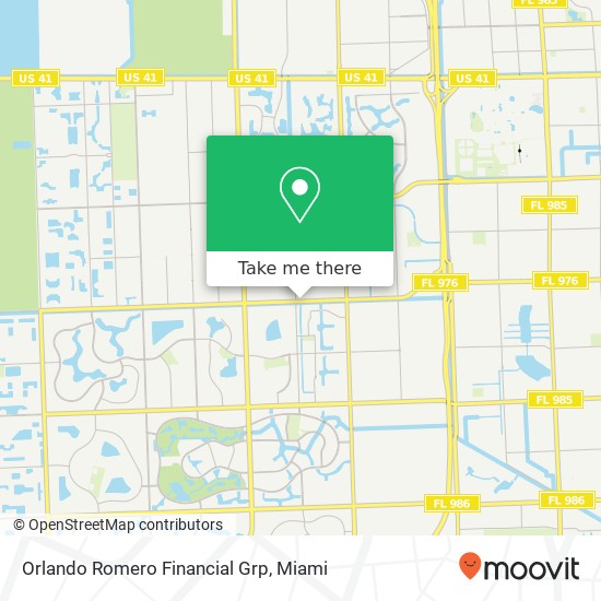 Mapa de Orlando Romero Financial Grp