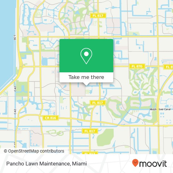 Mapa de Pancho Lawn Maintenance