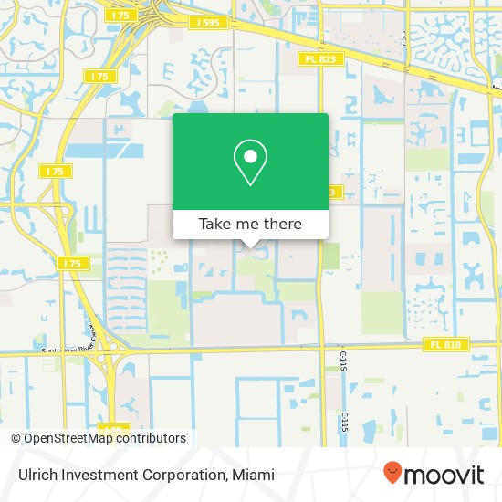 Ulrich Investment Corporation map