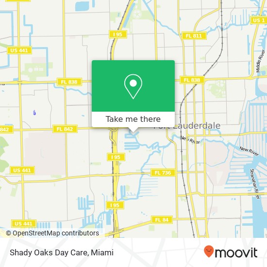 Shady Oaks Day Care map