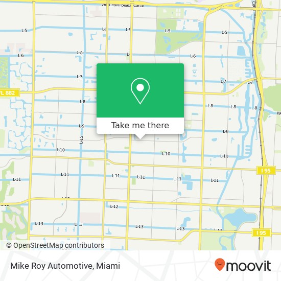 Mike Roy Automotive map