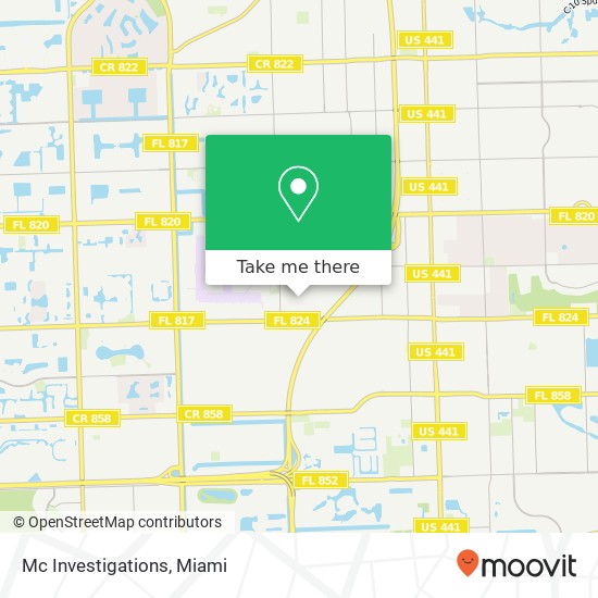 Mapa de Mc Investigations