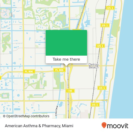 Mapa de American Asthma & Pharmacy