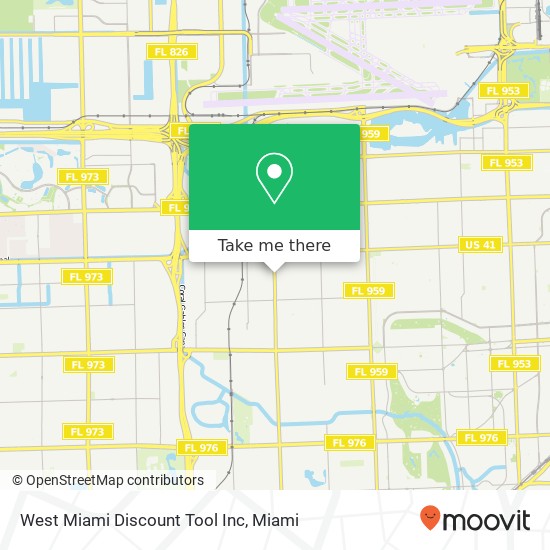 West Miami Discount Tool Inc map