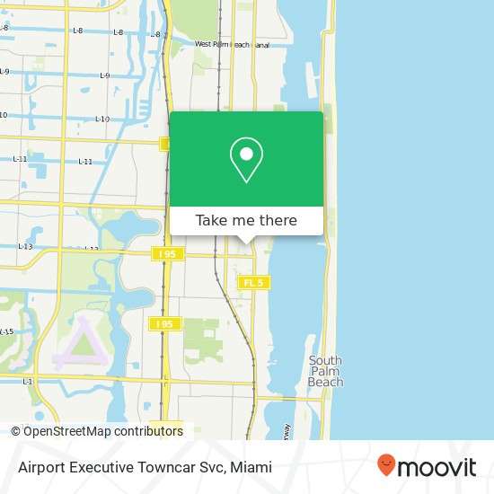 Airport Executive Towncar Svc map