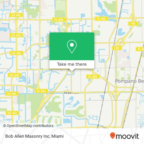 Mapa de Bob Allen Masonry Inc