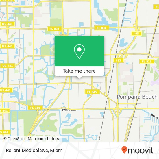 Reliant Medical Svc map