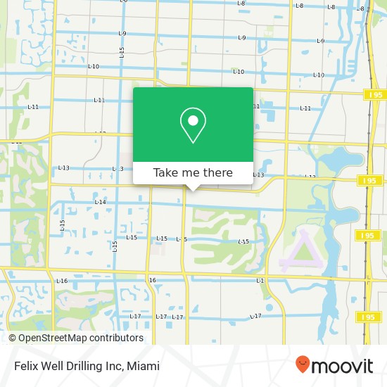 Mapa de Felix Well Drilling Inc