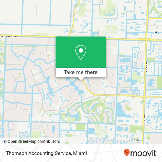 Thomson Accounting Service map