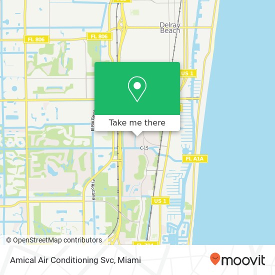 Amical Air Conditioning Svc map