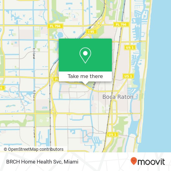 BRCH Home Health Svc map