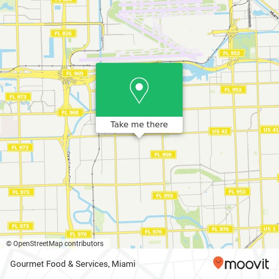Mapa de Gourmet Food & Services
