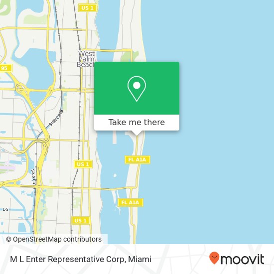 Mapa de M L Enter Representative Corp
