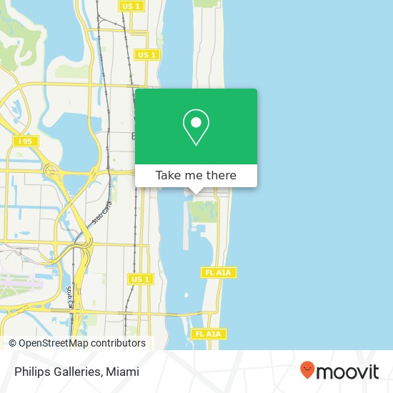 Philips Galleries map