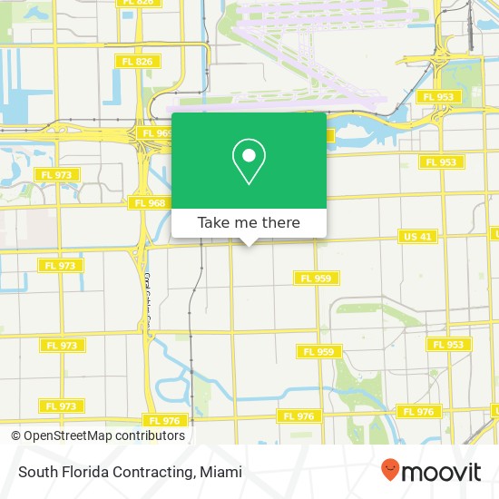 South Florida Contracting map