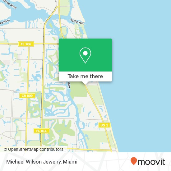 Michael Wilson Jewelry map