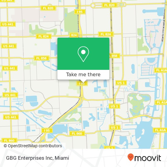 GBG Enterprises Inc map