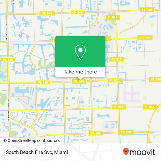 Mapa de South Beach Fire Svc