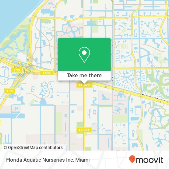 Mapa de Florida Aquatic Nurseries Inc