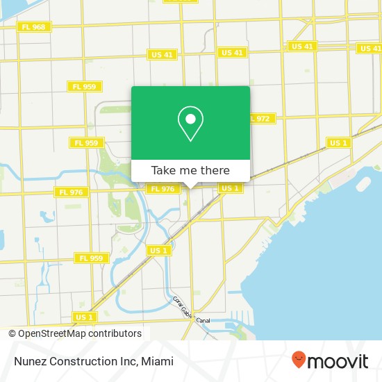 Mapa de Nunez Construction Inc