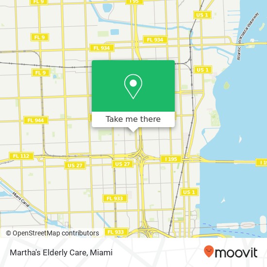 Martha's Elderly Care map