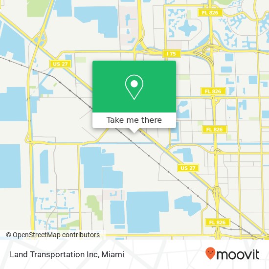 Land Transportation Inc map