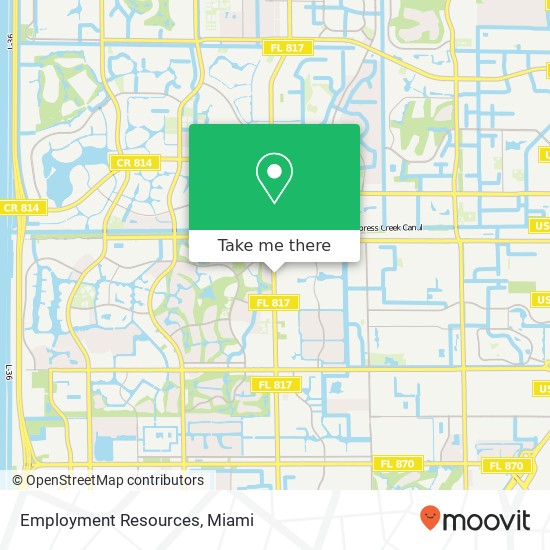 Employment Resources map