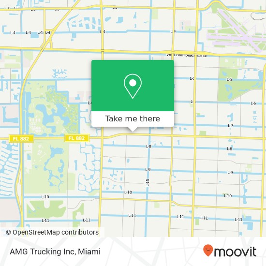 AMG Trucking Inc map