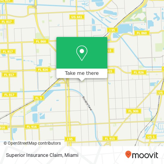 Mapa de Superior Insurance Claim