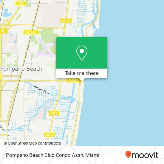 Pompano Beach Club Condo Assn map