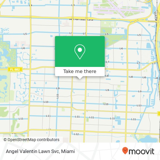 Mapa de Angel Valentin Lawn Svc