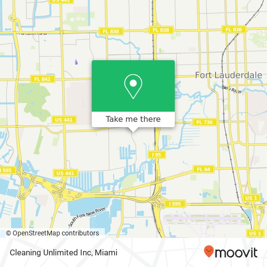 Mapa de Cleaning Unlimited Inc
