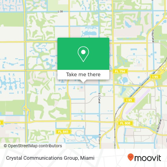 Crystal Communications Group map