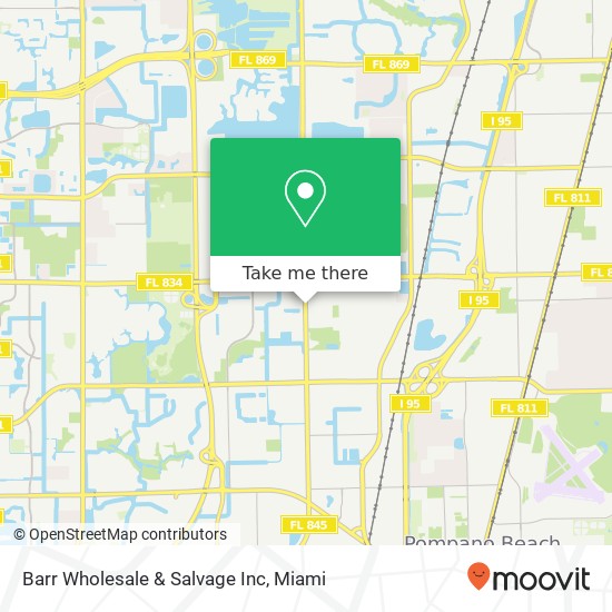 Mapa de Barr Wholesale & Salvage Inc