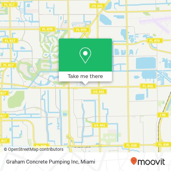 Mapa de Graham Concrete Pumping Inc