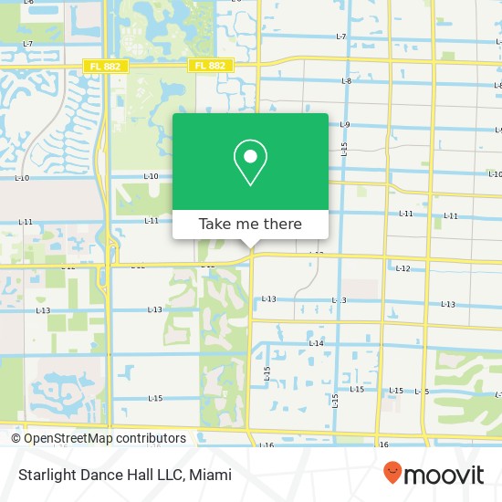 Starlight Dance Hall LLC map