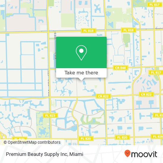 Mapa de Premium Beauty Supply Inc