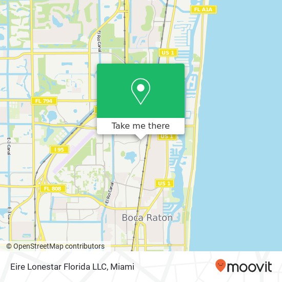 Eire Lonestar Florida LLC map