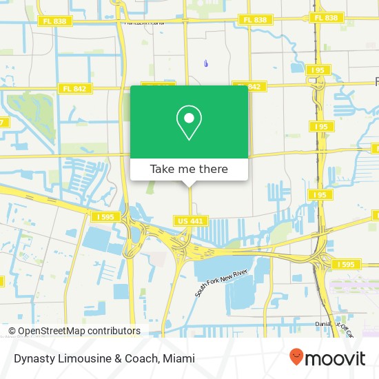 Dynasty Limousine & Coach map