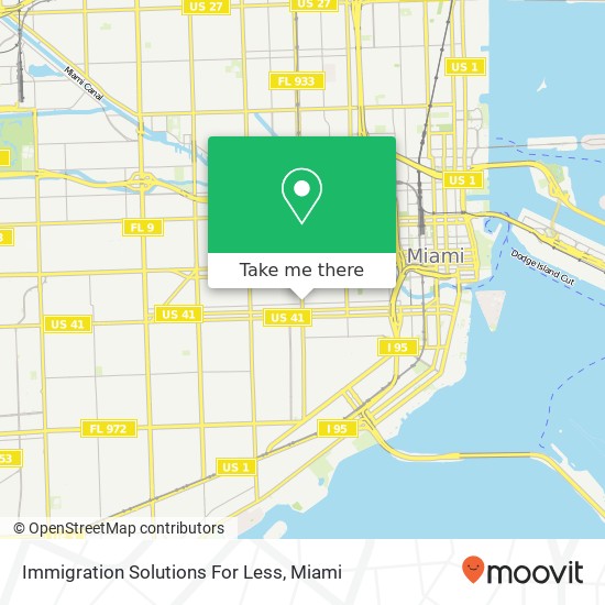 Immigration Solutions For Less map