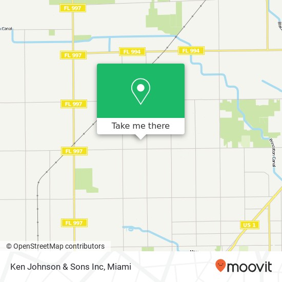 Mapa de Ken Johnson & Sons Inc