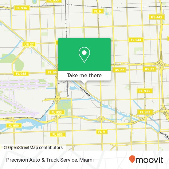 Precision Auto & Truck Service map