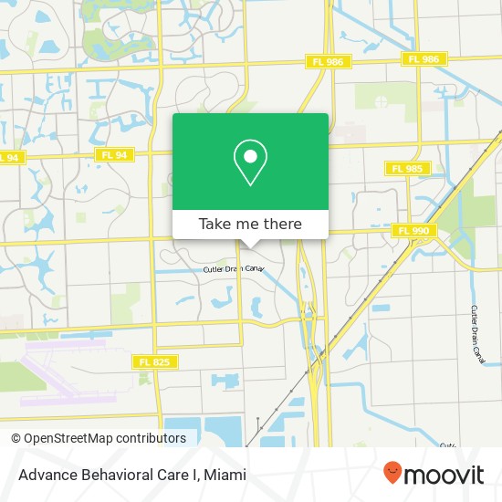 Advance Behavioral Care I map